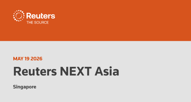 Reuters NEXT Asia 2026 conference in Singapore brings together AI, business, and policy leaders